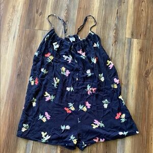 Floral Print Romper